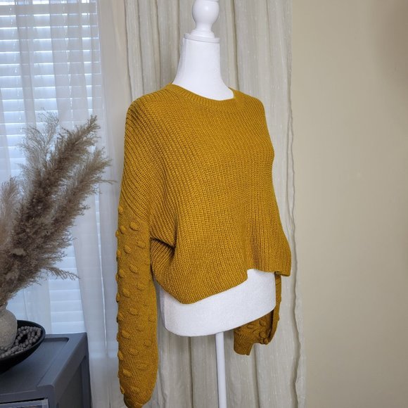 Balloon Sleeve Sweater - Picture 1 of 16